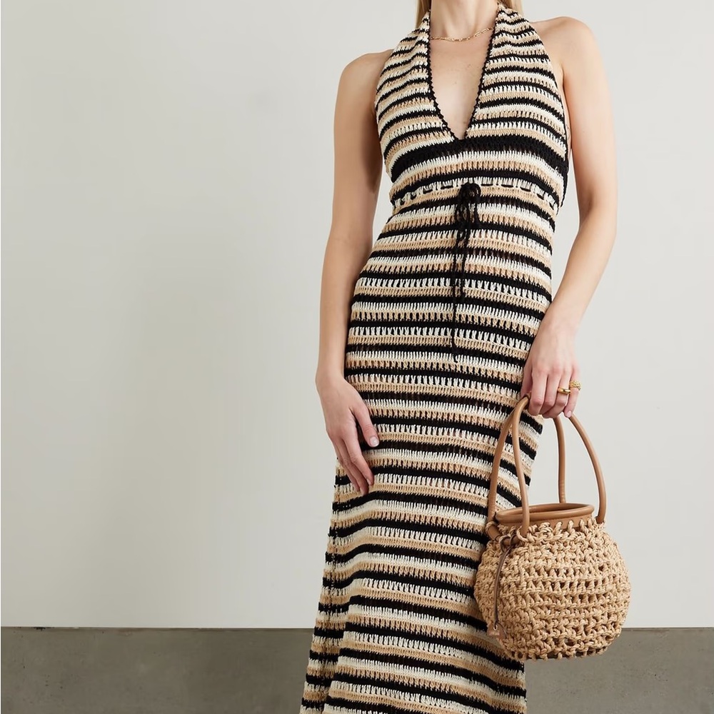 Faithfull the Brand Isili Torcello Crochet Maxi Dress